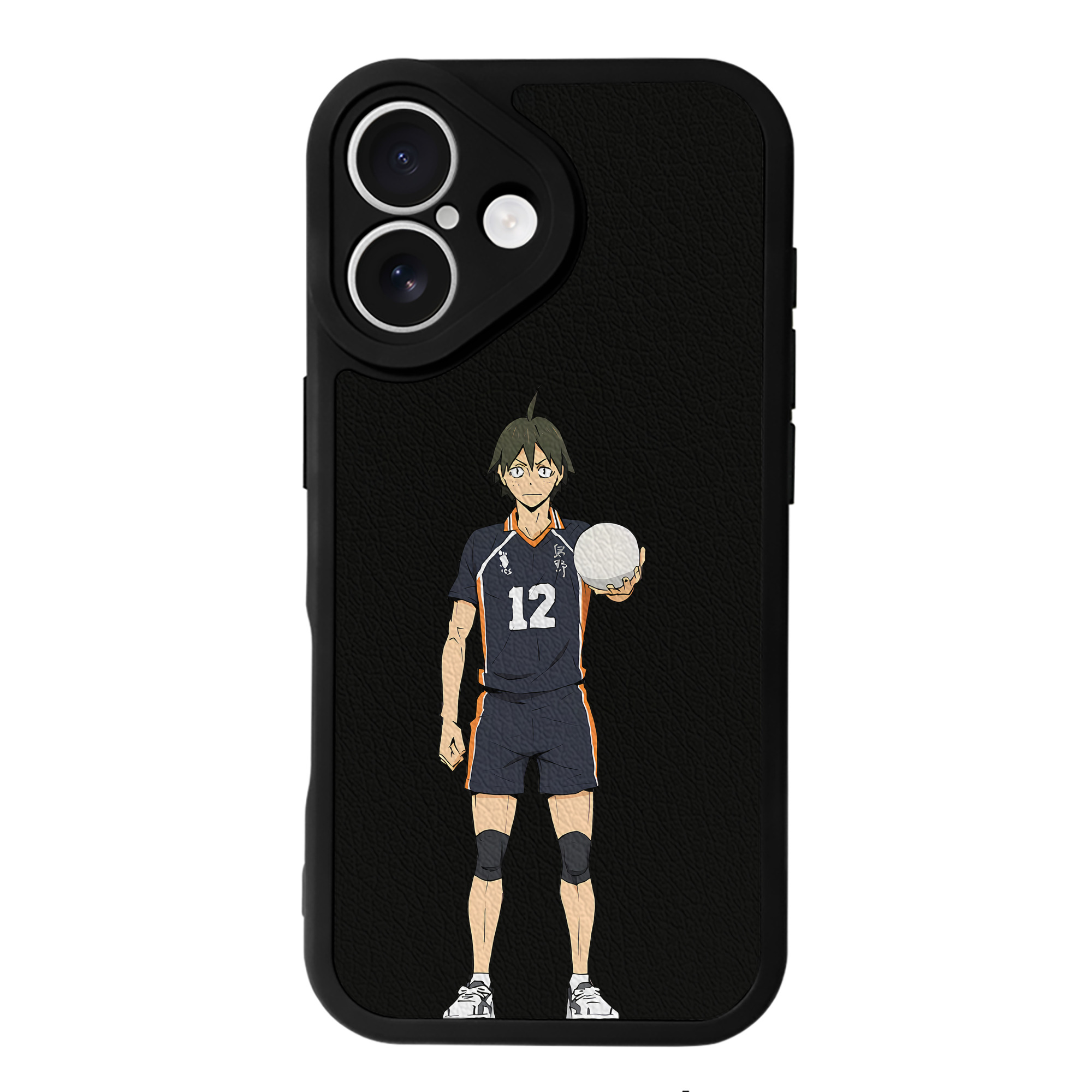 （画像用） ハイキュー!! Haikyu!! 【iPhone 16シリーズ対応】シリコンスマホケース（レザー調） 材質：シリコン